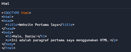Html Informatika Apa Itu HTML dan Manfaatnya dalam Dunia Informatika – Informatika
