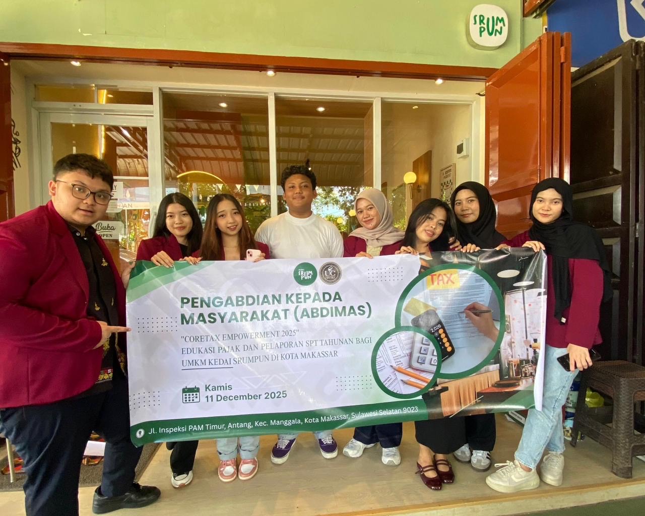 Edukasi Coretax dan Pelaporan SPT Tahunan Pajak pada UMKM Kedai Srumpun