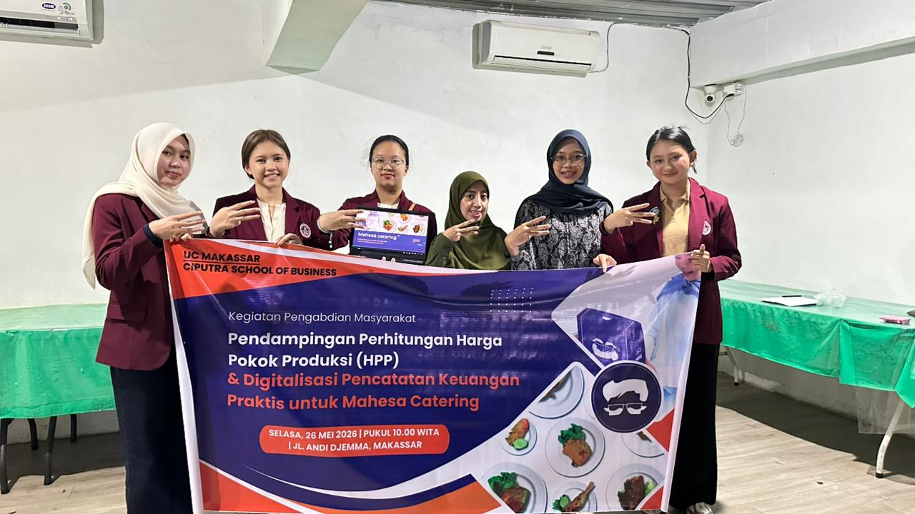 mahasiswa-uc-makassar-dampingi-mahesa-catering-optimalkan-pencatatan-biaya