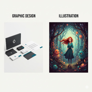 Kenali Perbedaan Desain Grafis dan Ilustrasi