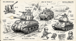 cara membuat sketsa