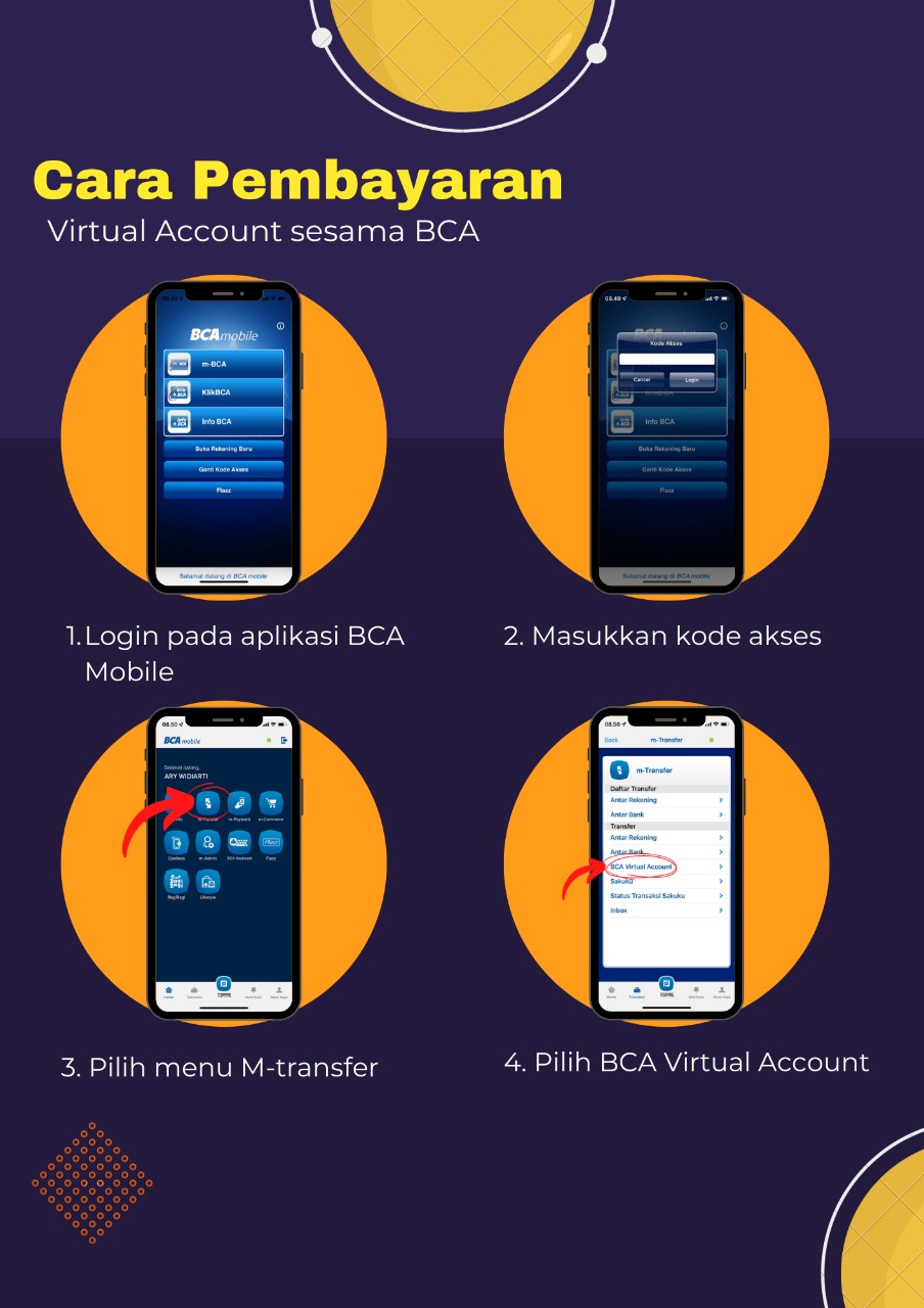 Proses Pembayaran Biaya Kuliah Kampus Ciputra Makassar melalui BCA (1)