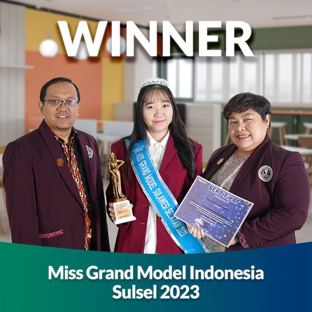 Winner Miss Grand Model Indonesia Sulsel 2023