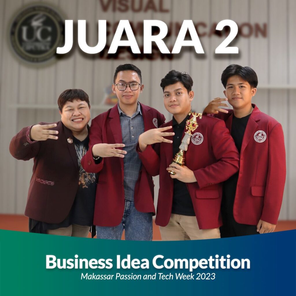 Juara 2 Business Idea Competition ajang Makassar Passion and Tech Week