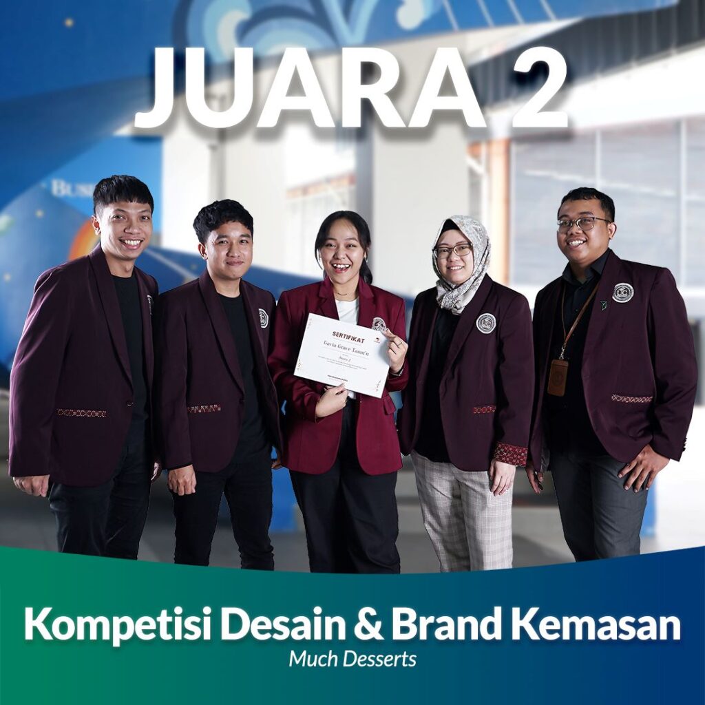 Juara 2 Kompetisi Desain & Brand Kemasan oleh Much Desserts