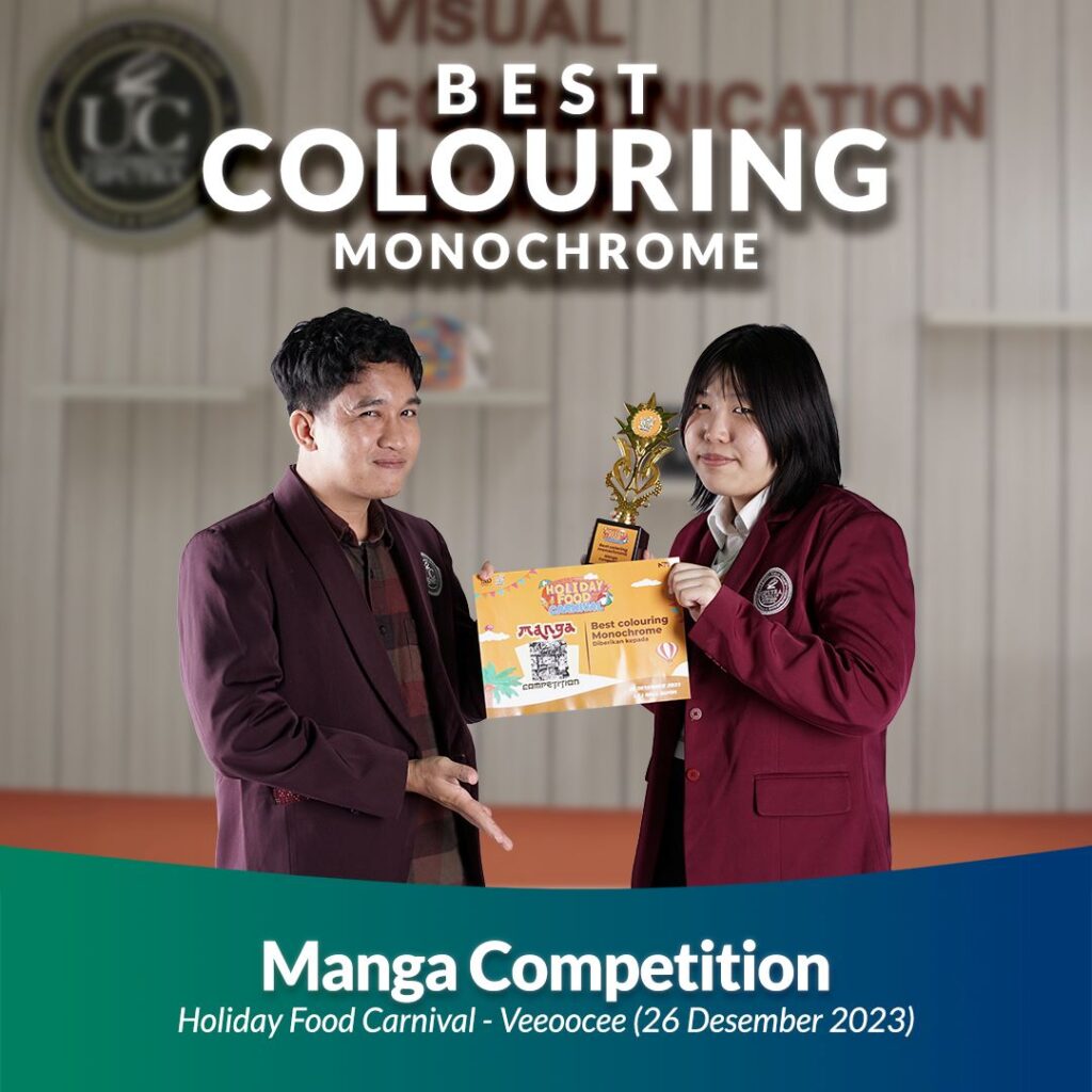 Best Colouring Monochrome Manga Competition ajang Holiday Food Carnival (26 Desember 2023)