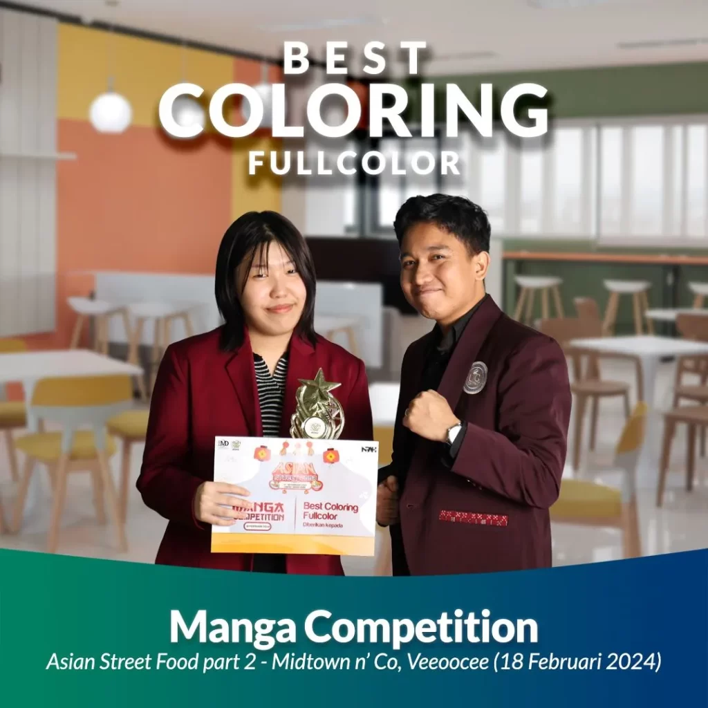 Best Coloring Fullcolor Manga Competition ajang Asian Steet Food part 2 (18 Februari 2024)