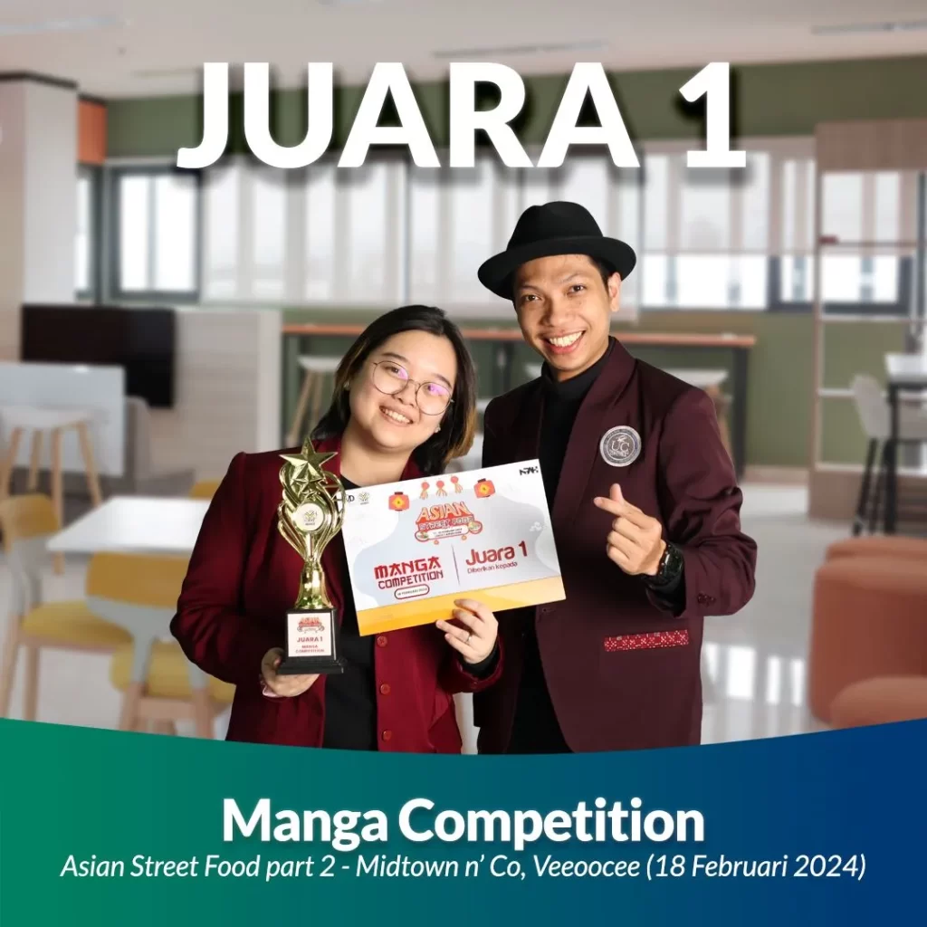 Juara 1 Manga Competition ajang Asian Steet Food part 2 (18 Februari 2024)